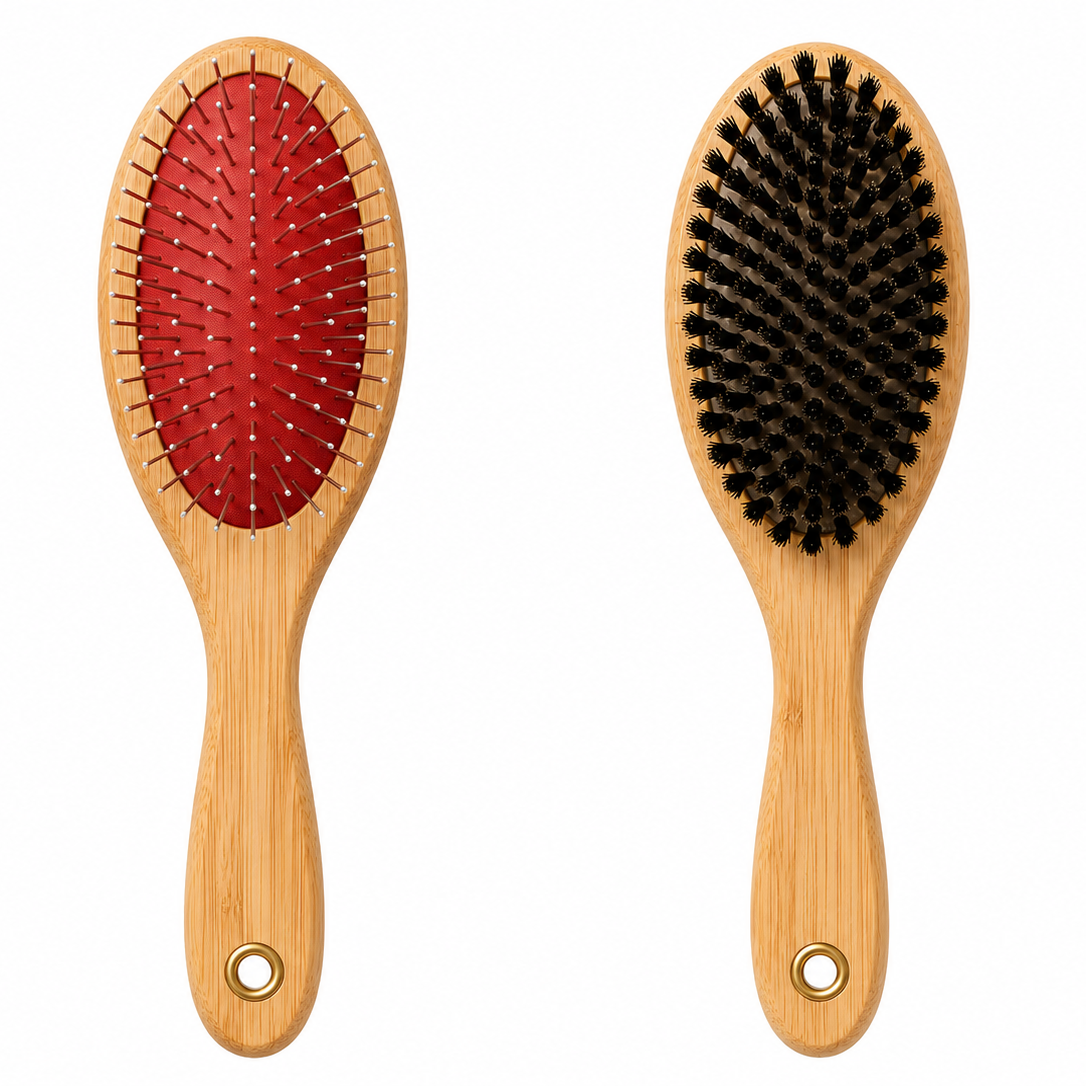 Professional Dual-Sided Pet Slicker Oval Brush