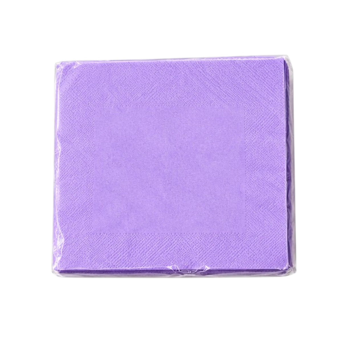 Plain Party Serviettes Pack - Assorted Colours