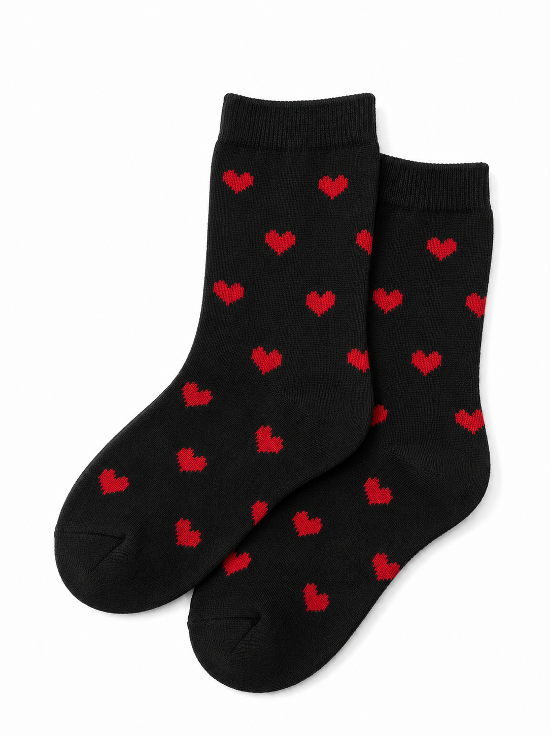 Kids Heart Print Socks