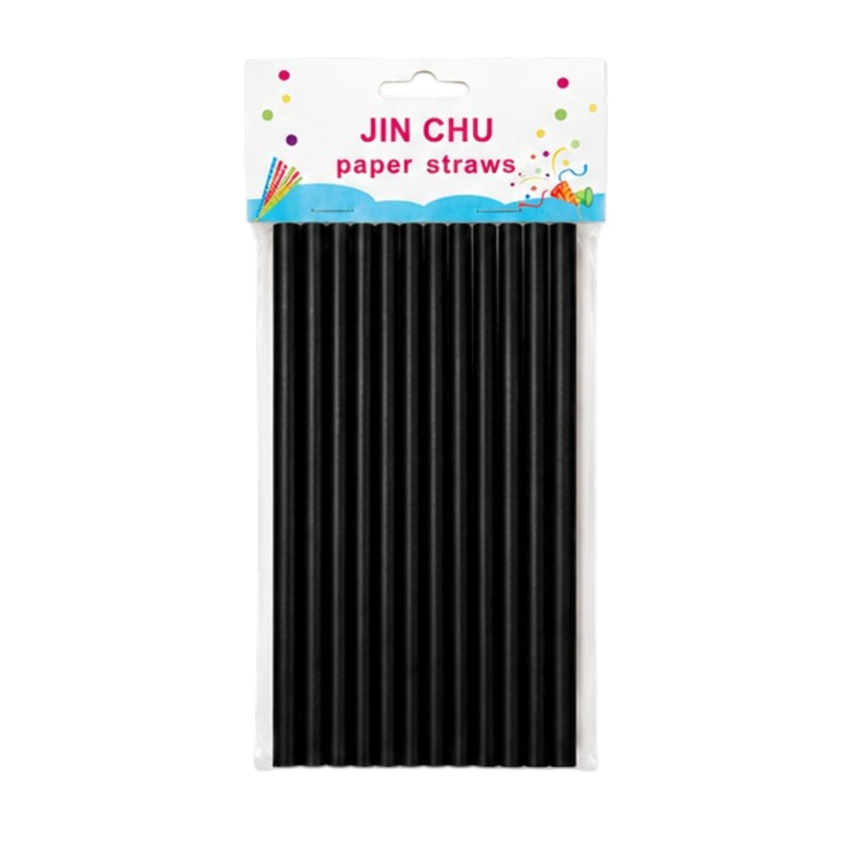 Premium Matte Disposable 25 Piece Paper Straws