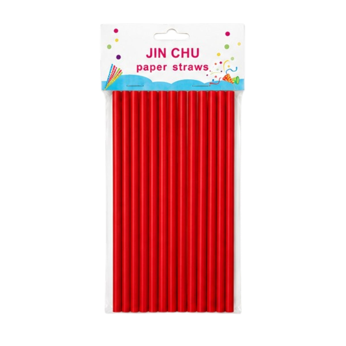 Premium Matte Disposable 25 Piece Paper Straws
