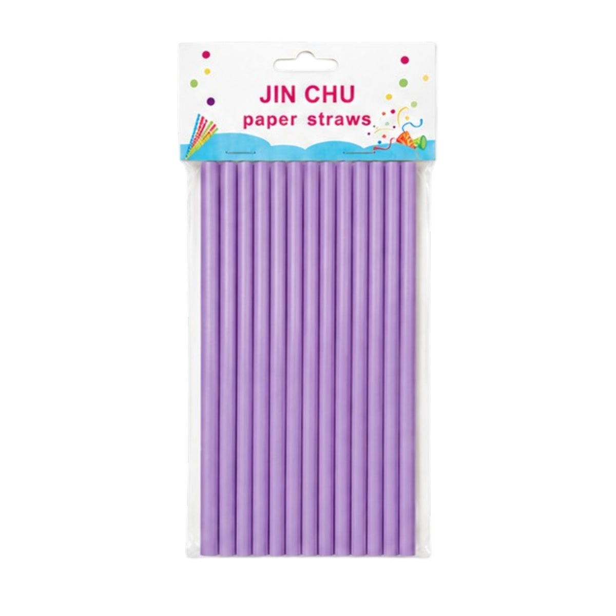 Premium Matte Disposable 25 Piece Paper Straws