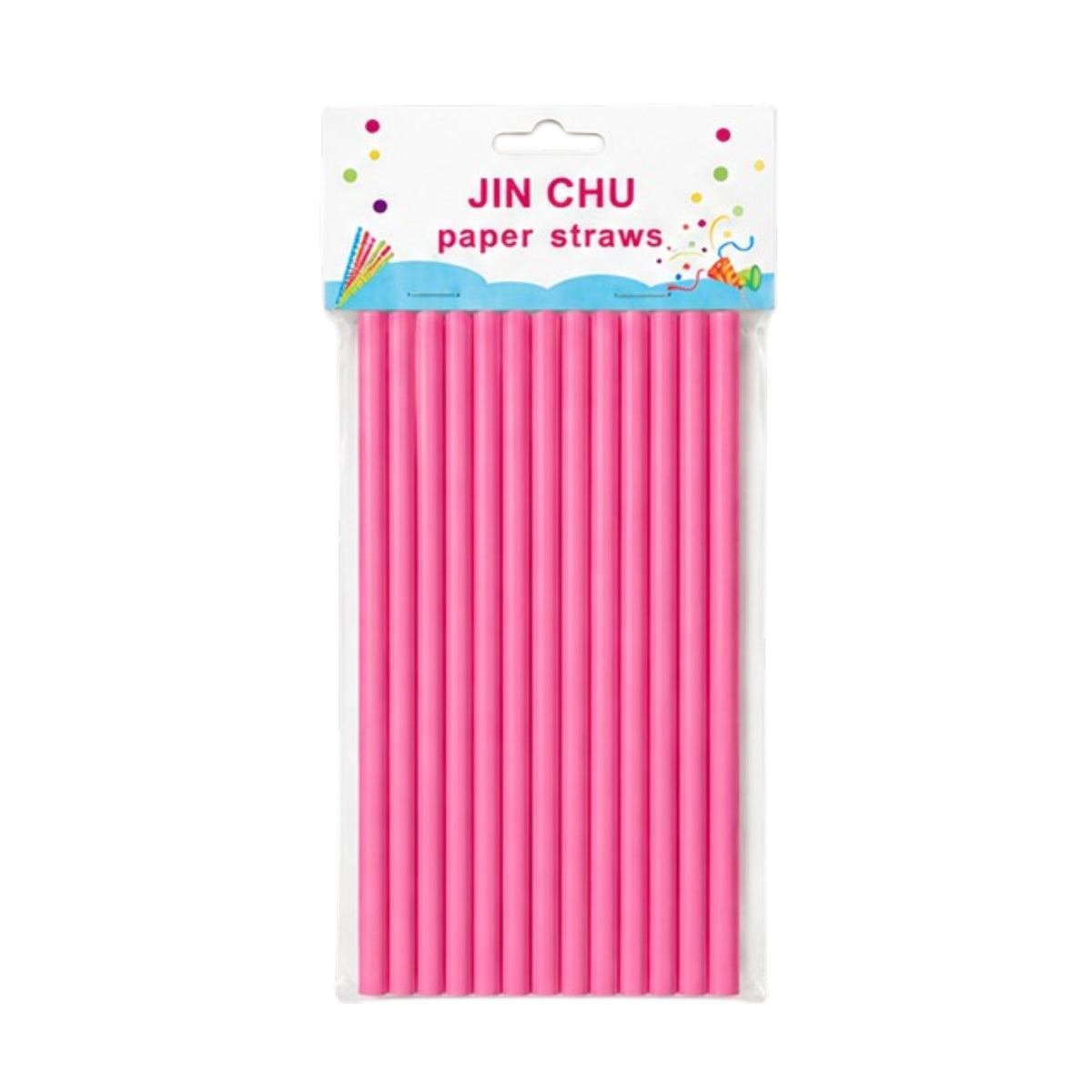 Premium Matte Disposable 25 Piece Paper Straws