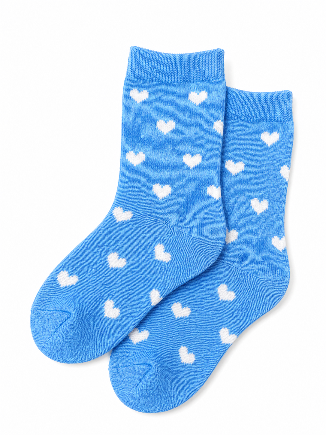 Kids Heart Print Socks