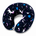 Memory Foam Travel Neck Pillow - Unicorn