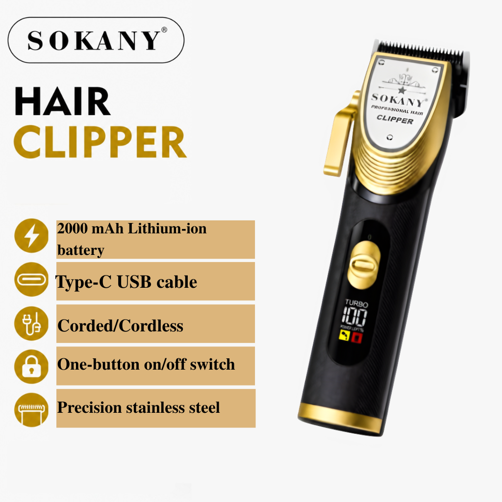 Sokany Professional Hair Shaver & Clipper