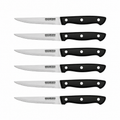 6-Piece Steak Knife Set – Premium Stainless Steel Serrated Steak Knives with Ergonomic Triple-Rivet Handles