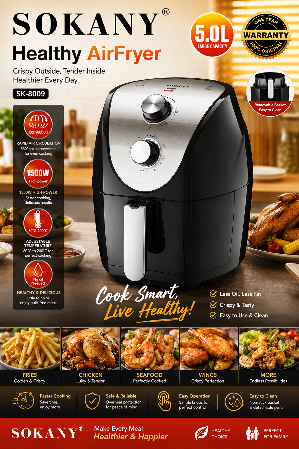 Sokany Airfryer