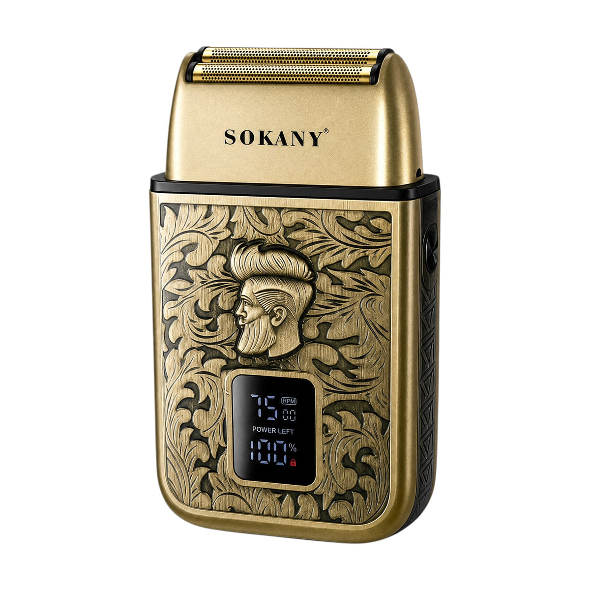 Sokany Electric Shaver for Men | Rechargeable Wet & Dry Rotary Razor