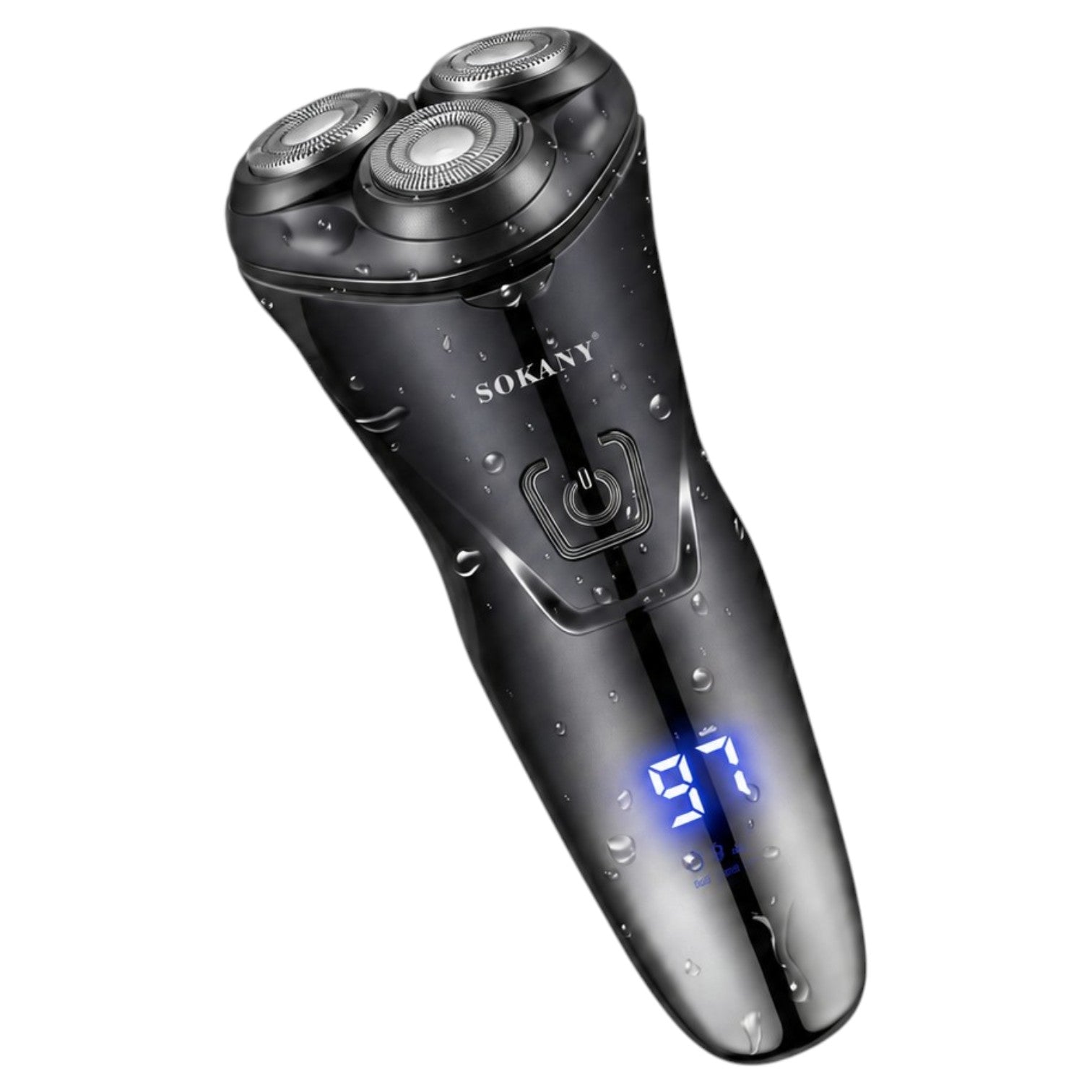 Sokany Electric Shaver for Men | Cordless Wet & Dry Rotary Electric Razor
