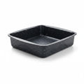 Non-Stick Carbon Steel Square Baking Pan – Speckled Granite Coating for Brownies, Cakes & Roasting