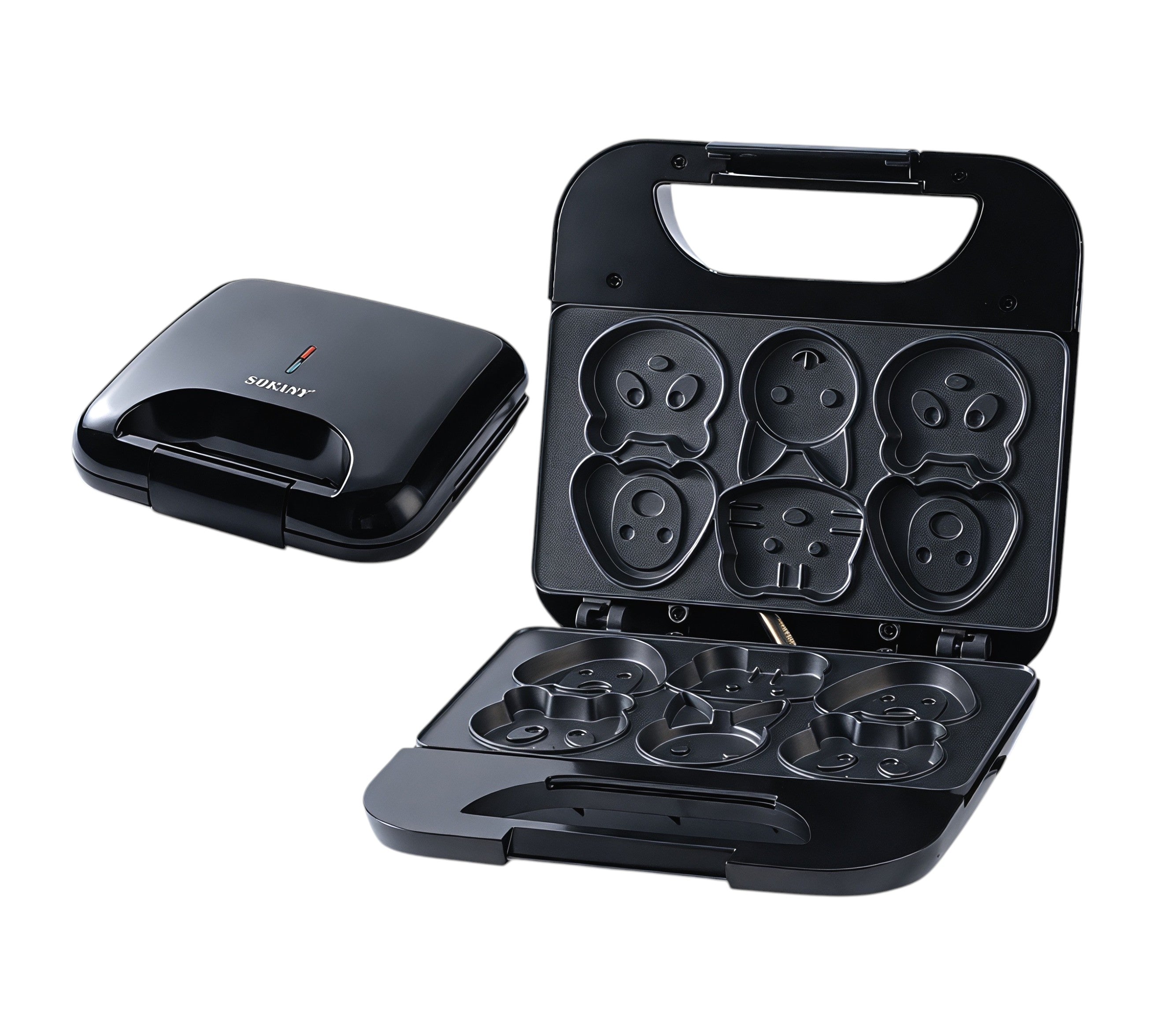 Sokany Cartoon Waffle Maker – Non-Stick Cookie & Sandwich Maker 750W