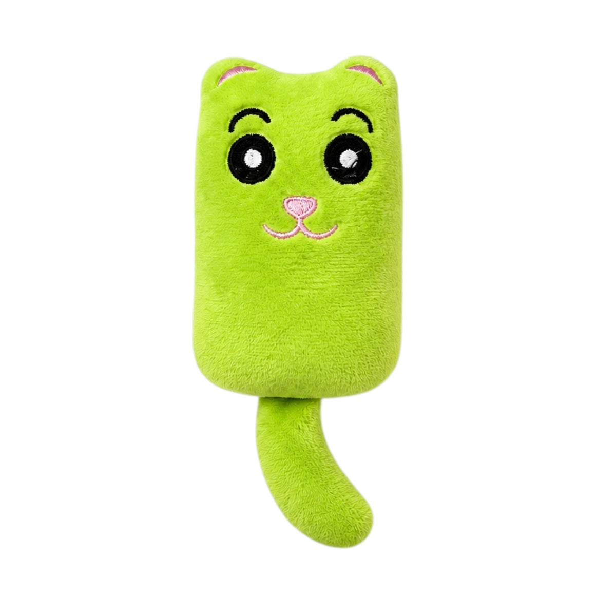 Plush Cat Toy With A Soft Plush Exterior And A Fun Cartoon Cat Shape