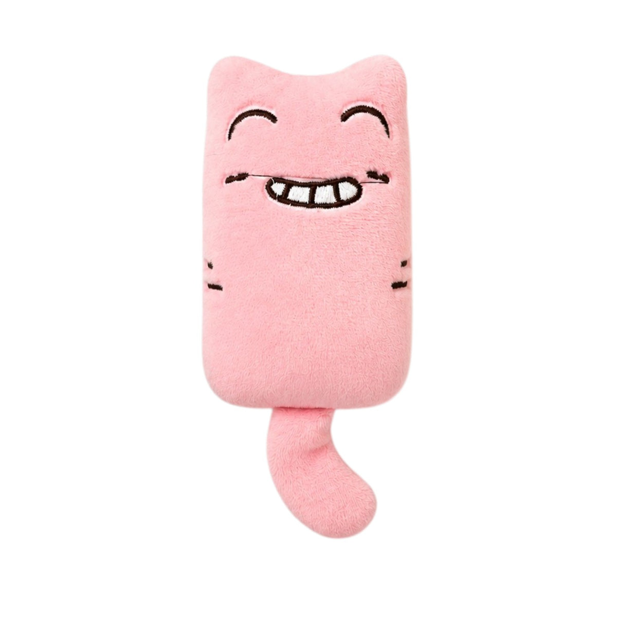 Plush Cat Toy With A Soft Plush Exterior And A Fun Cartoon Cat Shape