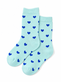 Kids Heart Print Socks