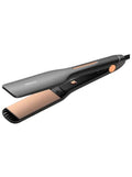 INOUTHOMECO Sokany wet and dry hair straightener with black housing and rose gold ceramic plates for smooth styling