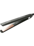 INOUTHOMECO Sokany ceramic hair straightener with black handle and rose gold plates for sleek styling