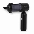INOUTHOMECO SOKANY cordless handheld vacuum in black with a foldable handle and clear dust cup for car and home use.