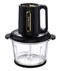 INOUTHOMECO SOKANY Wonder Chopper with 3.0L glass bowl, 800W black motor unit, and stainless steel blade assembly.