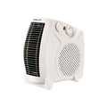 INOUTHOMECO SOKANY 2000W portable electric fan heater in white with adjustable thermostat and dual rotary controls