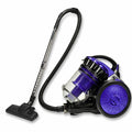 INOUTHOMECO Sokany 3000W bagless cyclonic vacuum cleaner in purple and black with floor brush and extension pipe.