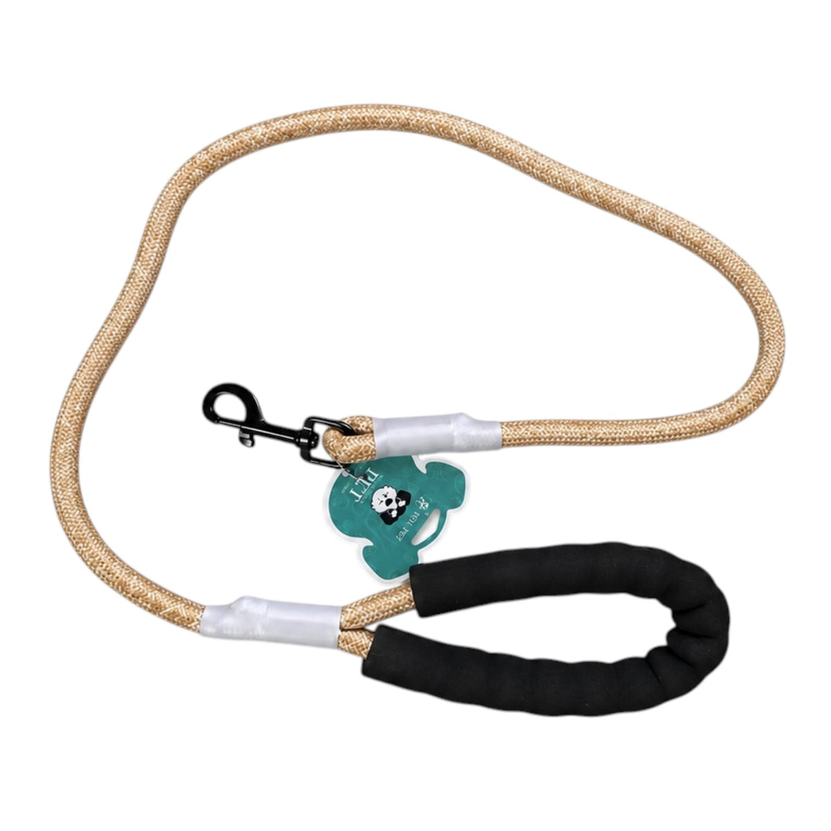 Premium Rope Pet Leash | 360° Swivel Clip | Comfort Foam Handle