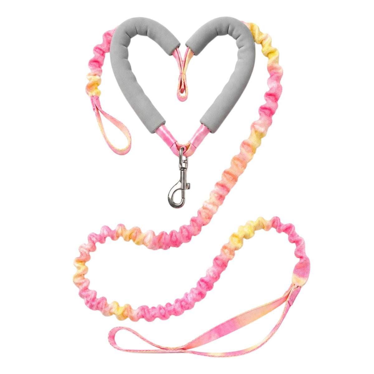 Bungee Comfort-Grip Pet Leash | 360° Swivel Hook | Premium Woven Webbing