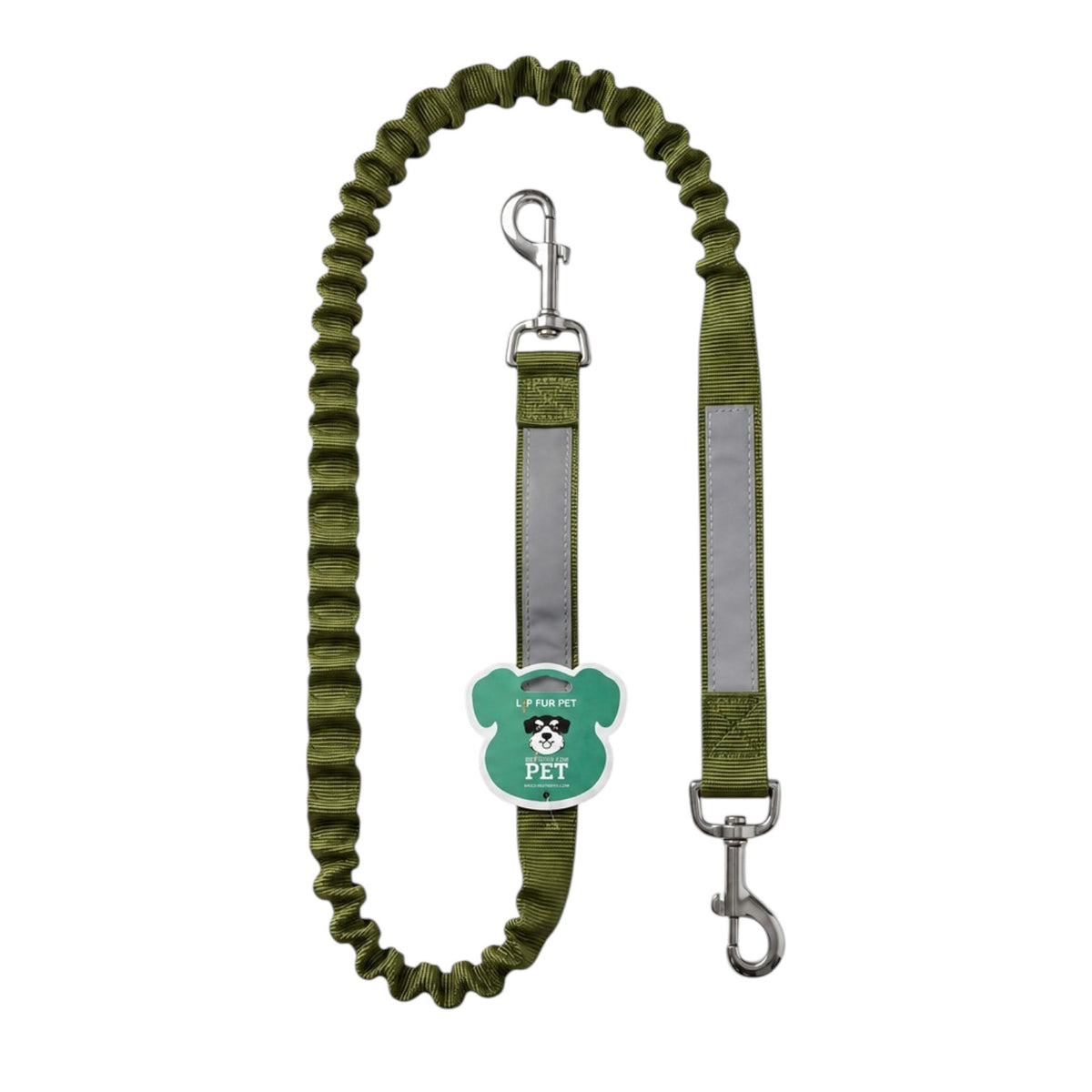 Premium Tactical Bungee Dog Leash | 360° Swivel Clip | Heavy-Duty Nylon Webbing