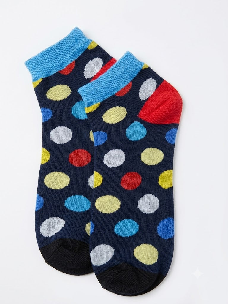 Polka Dot Ankle Pattern Socks