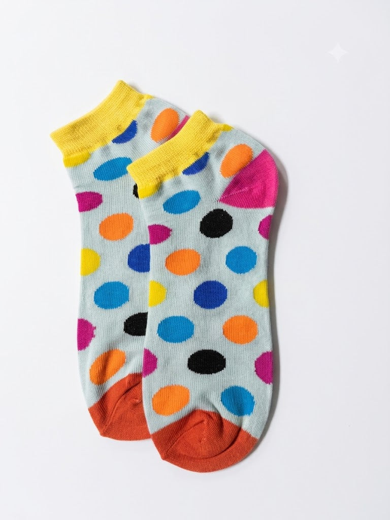 Polka Dot Ankle Pattern Socks