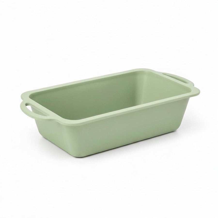 Silicone Loaf Pan – Non-Stick Sage Green Bread & Cake Baking Mould with Side Handles