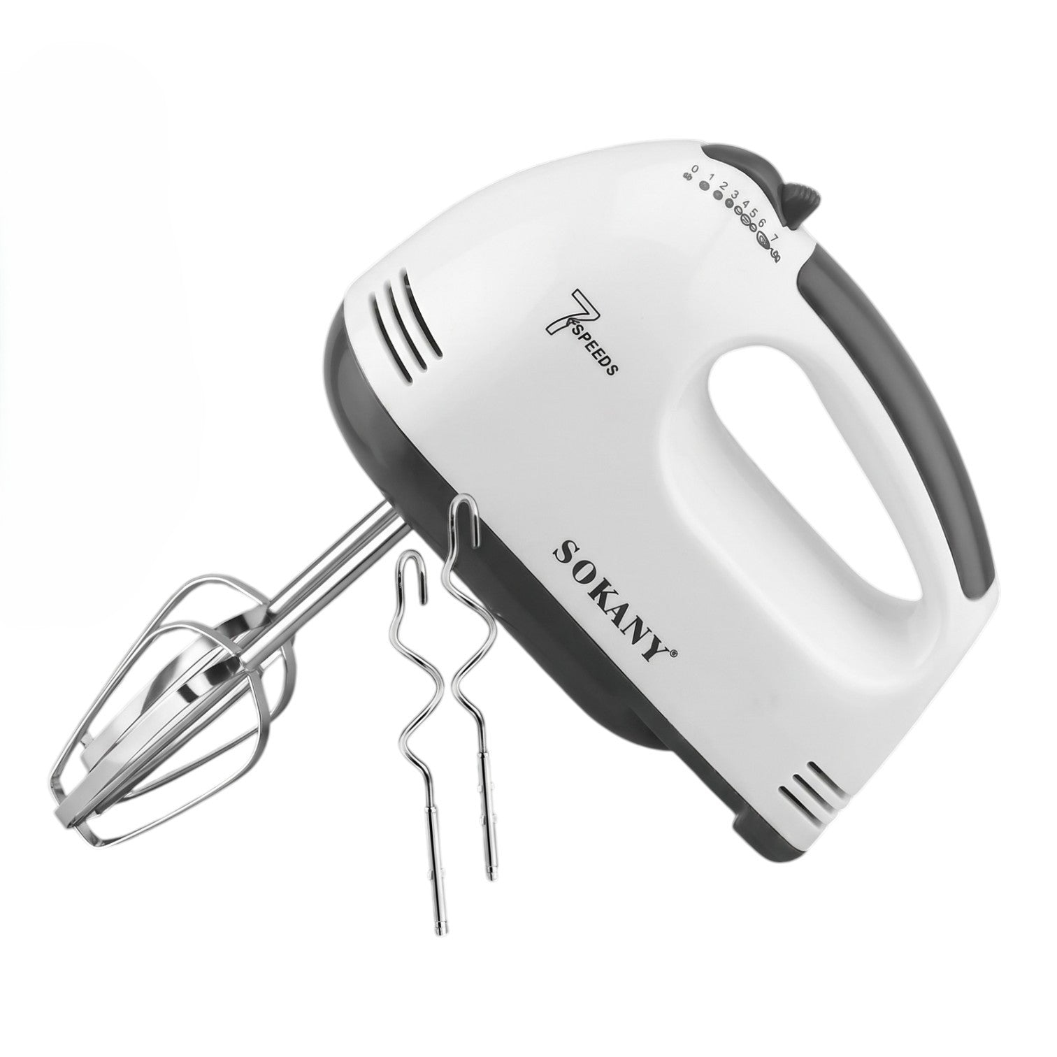 SOKANY Hand Mixer | 180W | 7 Adjustable Speed Settings