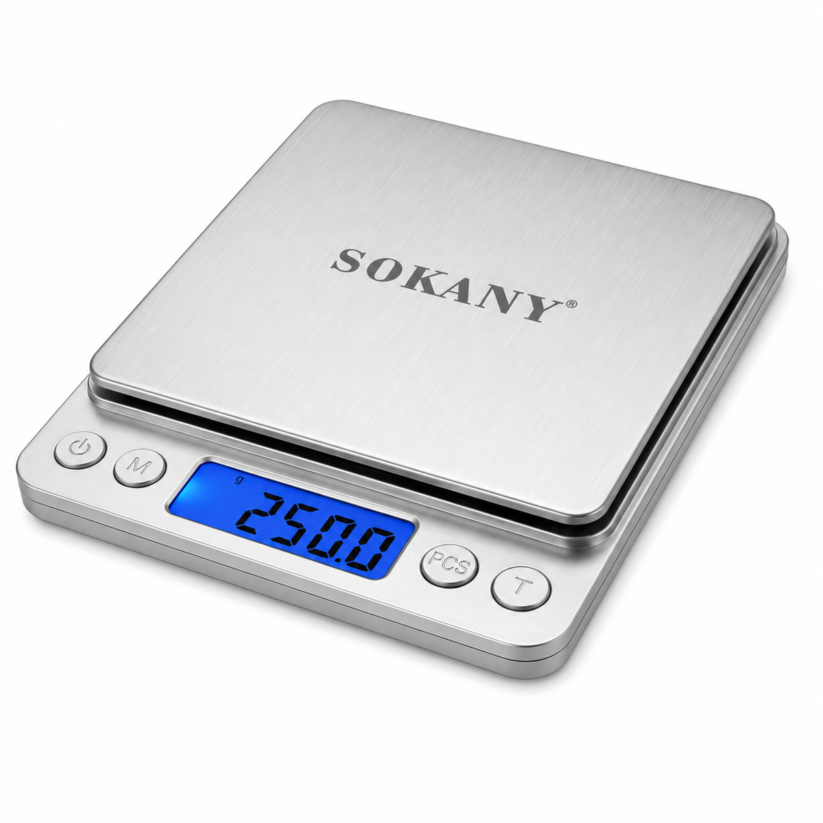 SOKANY Electronic Kitchen Scale - 0.1g Precision And Maximum Capacity Of 3000g